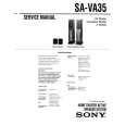 SONY SA-VA35 Service Manual cover photo