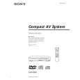 SONY DAV-S300 Owner's Manual cover photo
