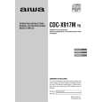 AIWA CDCX917 Owner's Manual cover photo