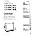 SONY KV-27EXR25 Owner's Manual cover photo