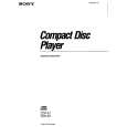 SONY CDP-23 Owner's Manual cover photo