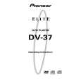 PIONEER DV-37/KU/CA Owner's Manual cover photo