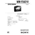 SONY WMFX421V Service Manual cover photo