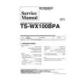PIONEER TSWX100BPA Service Manual cover photo