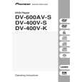 PIONEER DV-600AV-S/TLFXZT Owner's Manual cover photo