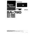 PIONEER SA-720 Service Manual cover photo