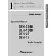 PIONEER DEH-23 Owner's Manual cover photo
