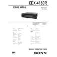 SONY CDX4180R Service Manual cover photo