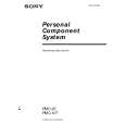 SONY PMC107 Owner's Manual cover photo