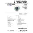 SONY D-FJ200 Service Manual cover photo