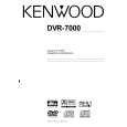 KENWOOD DVT-7000 Owner's Manual cover photo