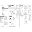 SONY D-E200 Owner's Manual cover photo