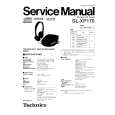 TECHNICS SLXP170 Service Manual cover photo