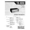 SONY TA4650 Service Manual cover photo