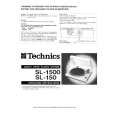TECHNICS SL-1500 Owner's Manual cover photo
