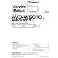 PIONEER AVD6010 Service Manual cover photo