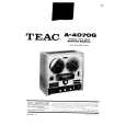 TEAC A-4070G Service Manual cover photo