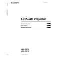 SONY VPL-PX20 Owner's Manual cover photo