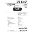 SONY CFDS40CP Service Manual cover photo