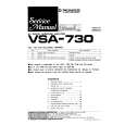 PIONEER VSA730 Service Manual cover photo