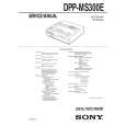 SONY DPPMS300E Service Manual cover photo