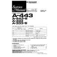 PIONEER A333/S Service Manual cover photo