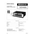 SANYO VCR4500 Service Manual cover photo