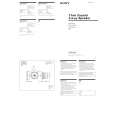 SONY XS-F1320 Owner's Manual cover photo