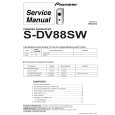PIONEER S-DV88SW Service Manual cover photo