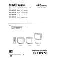 SONY KV-35V75 Service Manual cover photo