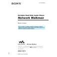 SONY NWHD1 Owner's Manual cover photo