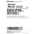 PIONEER DEH-P26 Service Manual cover photo