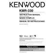 KENWOOD KMR-330 Owner's Manual cover photo