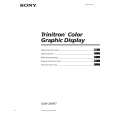 SONY GDM200PST Service Manual cover photo