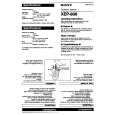 SONY XEP-800 Owner's Manual cover photo