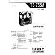 SONY TC755A Service Manual cover photo