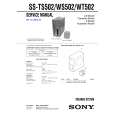 SONY SSWS502 Service Manual cover photo