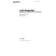 SONY CPJ-200 Owner's Manual cover photo