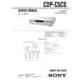 SONY CDPC5CS Service Manual cover photo