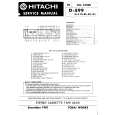 HITACHI DE99 Service Manual cover photo