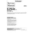 PIONEER S-P640XEP Service Manual cover photo