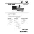 SONY XTL75V Service Manual cover photo