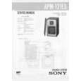 SONY APM121ES Service Manual cover photo