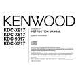 KENWOOD KDCX917 Owner's Manual cover photo