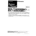 PIONEER SX1500A BK Service Manual cover photo