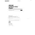 SONY CDX-C910 Owner's Manual cover photo
