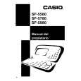 CASIO SF5580 Service Manual cover photo