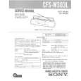 SONY CFSW303L Service Manual cover photo