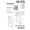 SONY HCDCP33 Service Manual cover photo