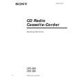 SONY CFD-S28 Owner's Manual cover photo